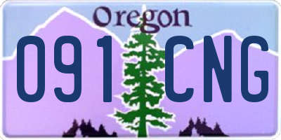OR license plate 091CNG
