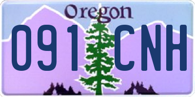 OR license plate 091CNH