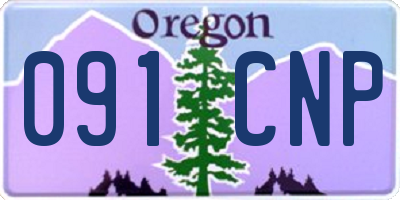 OR license plate 091CNP