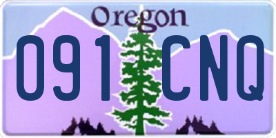 OR license plate 091CNQ