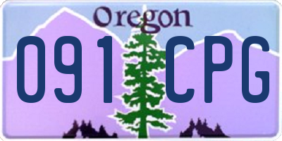 OR license plate 091CPG