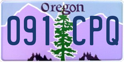 OR license plate 091CPQ