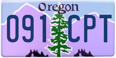 OR license plate 091CPT