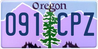 OR license plate 091CPZ