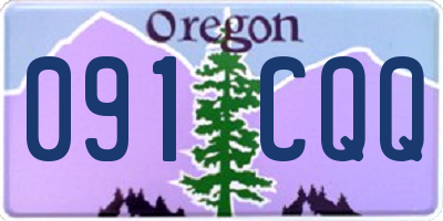 OR license plate 091CQQ