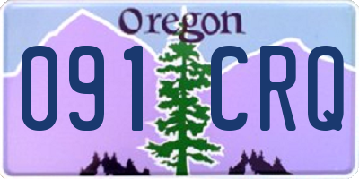 OR license plate 091CRQ