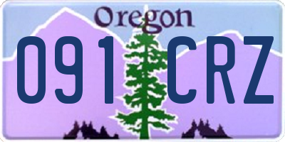 OR license plate 091CRZ