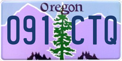 OR license plate 091CTQ