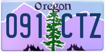 OR license plate 091CTZ