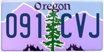 OR license plate 091CVJ