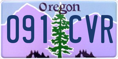 OR license plate 091CVR
