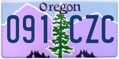 OR license plate 091CZC