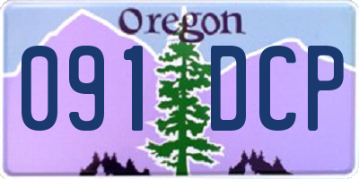 OR license plate 091DCP
