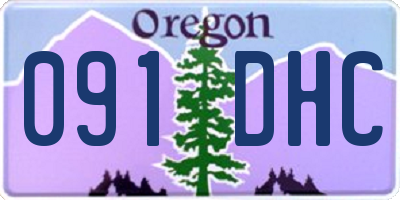 OR license plate 091DHC