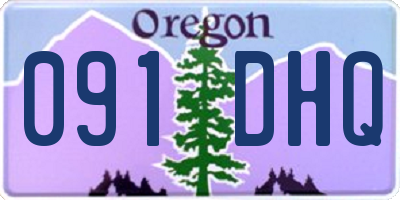 OR license plate 091DHQ