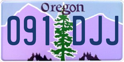 OR license plate 091DJJ