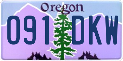 OR license plate 091DKW