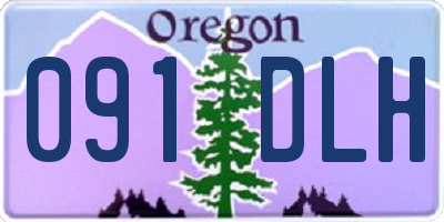 OR license plate 091DLH