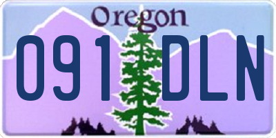 OR license plate 091DLN