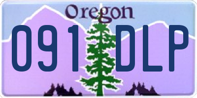 OR license plate 091DLP