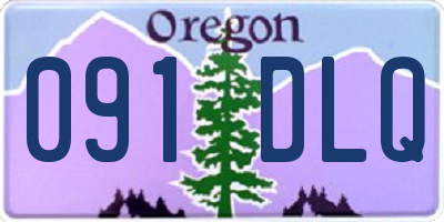 OR license plate 091DLQ