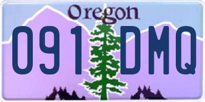 OR license plate 091DMQ