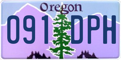 OR license plate 091DPH