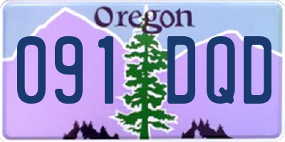 OR license plate 091DQD