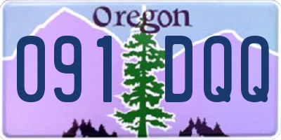 OR license plate 091DQQ