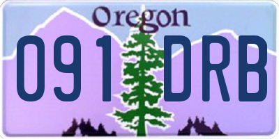 OR license plate 091DRB