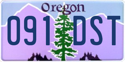 OR license plate 091DST