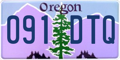 OR license plate 091DTQ