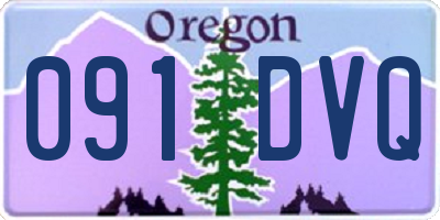 OR license plate 091DVQ