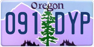 OR license plate 091DYP
