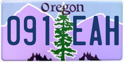 OR license plate 091EAH