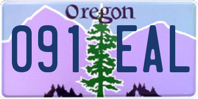 OR license plate 091EAL
