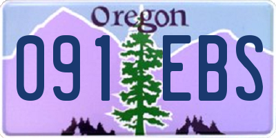 OR license plate 091EBS