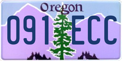 OR license plate 091ECC