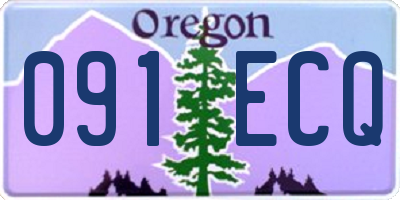 OR license plate 091ECQ