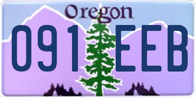 OR license plate 091EEB