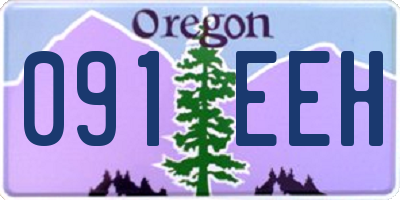 OR license plate 091EEH