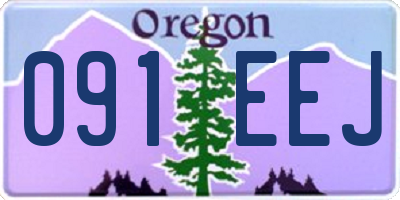 OR license plate 091EEJ