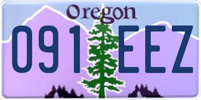 OR license plate 091EEZ