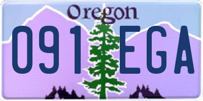 OR license plate 091EGA