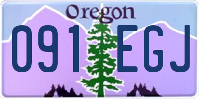 OR license plate 091EGJ