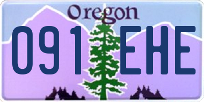 OR license plate 091EHE
