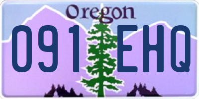 OR license plate 091EHQ