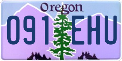 OR license plate 091EHU