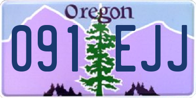 OR license plate 091EJJ