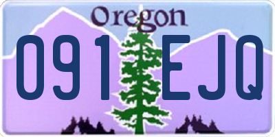 OR license plate 091EJQ